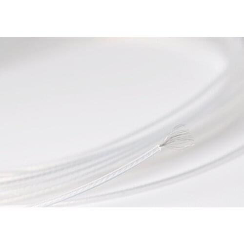 10m 0cc Silver plated wire Pure silver plated headphone cable DIY earphone wire audio cable wire