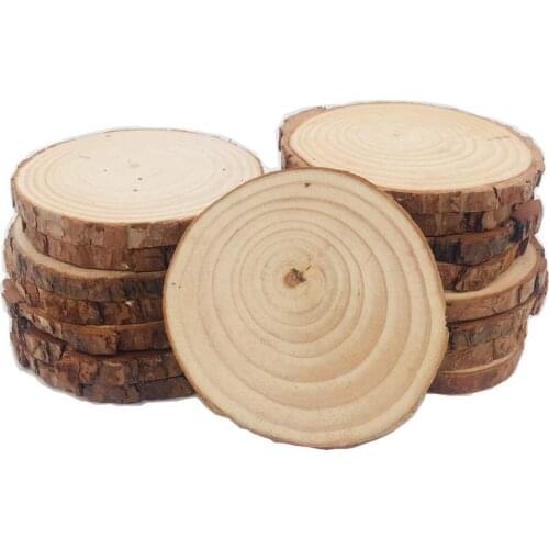 10 cm creative natural tree ring coasters home insulation mat non-slip mat