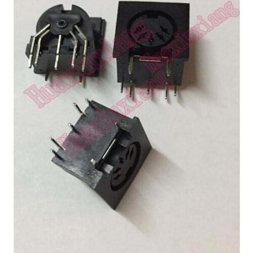 50PCS/Lot Big S Terminal DIN5 DIN 5P Female Jack/Plug Connector 5PIN DS-5-01 PCB Panel Mount