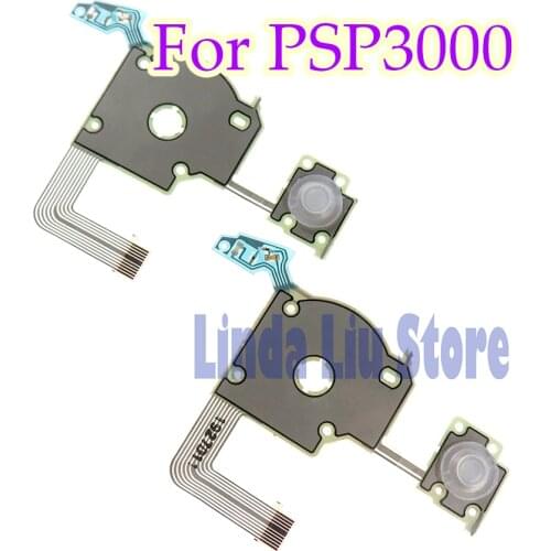 5pc/lot L Left button Direction key button membrane Buttons conductive film for PSP3000 PSP 3000 repair parts