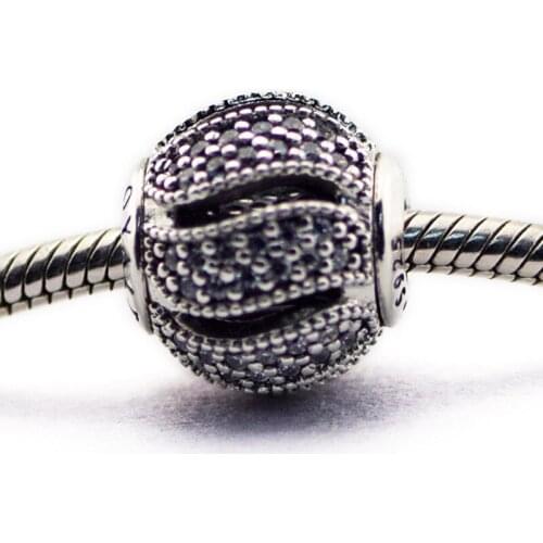 Fits Pandora Essence Bracelet 100% 925 Sterling Silver LOYALTY Charm Small Hole Beads for Women Jewelry Making kralen rosario