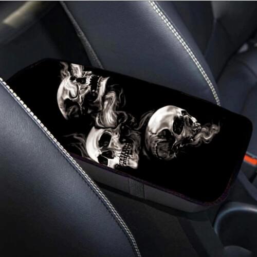 32x19cm Car Styling Animals Armrest Mat Car Center Console Arm Rest Lid Mats Car Interior Cushion Cover Automobiles Armrest Pad