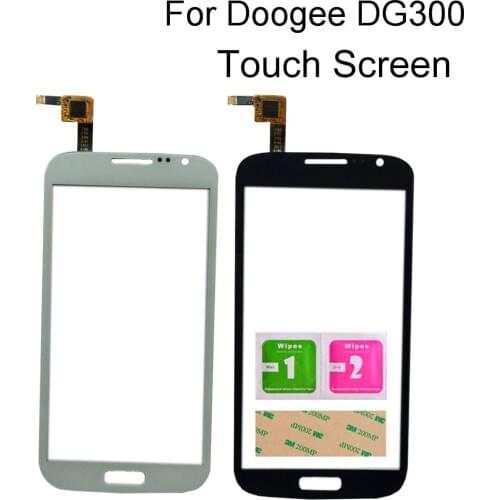 Touch Screen For Doogee DG300 Digitizer Outer Glass Panel Repair Sensor Phone Repair Tools 3M Glue Wipes