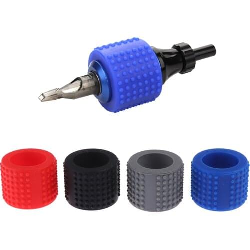 25mm Tattoo handle protector Silicone Comfortable Hand Cover For Tattoo Grip Tattoo Grip Cover Skid Resistance Heat-resistant