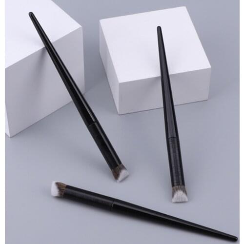 3Pcs Bevel Makeup Brush on Both Sides Two-way Concealer Brush Professional Foundation Makeup Makeup Tool for Beginners