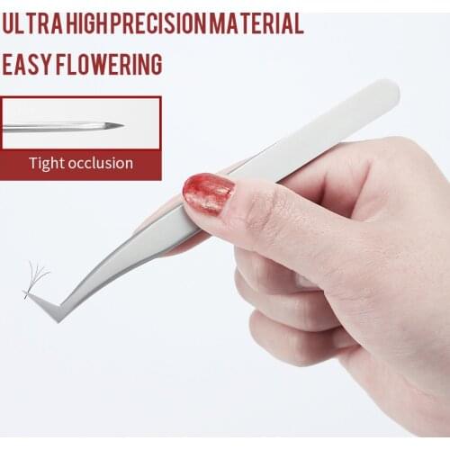 Anti-static ESD ST GL 6A-SA Stainless Steel Tweezers Eyelash Extension Industrial Precision Curved Straight Tweezers Tool