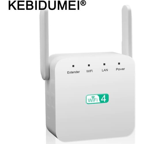 KEBIDUMEI Wireless WiFi Repeater WiFi Router 300Mbps WIFI Signal Boosters Network Amplifier Repeater Extender WIFI Ap Wps Router