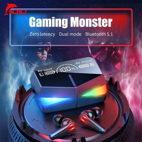 NJSJ Headphone Wireless Fone Bluetooth Headphones with Microphone Android Iphone Universal