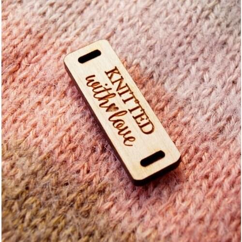 Wooden tags, custom garment labels, wooden clothing tags, knitting labels, crochet labels, wood tags, personalized labels