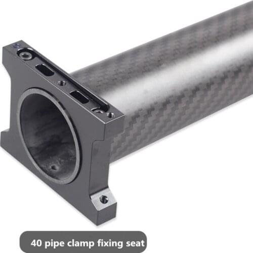30mm 40mm tube clamp holder carbon fiber tube frame arm center tube clamp holder suitable for agricultural spray drone accessori