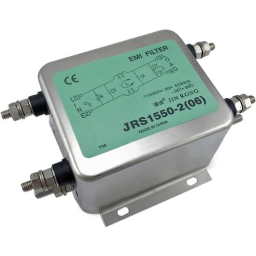 AC Filter 220 V Anti-interference EMI Audio Socket Linear Audio Power Purification Vehicle Special 50A 60A