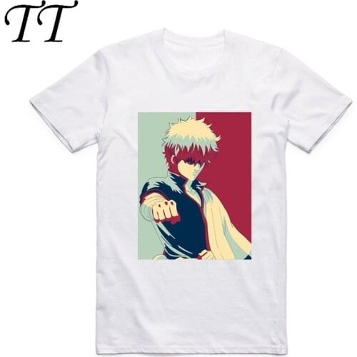 2019 Fashion Men Women Gintama Tama Japanese Anime T-shirt O-Neck Short Sleeves Summer Sakata Gintoki Cool Top Tee Funny T Shirt