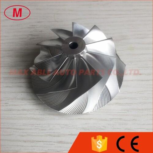 GT15-25 reverse 49.60/63.00mm 10+0 blades 824678-0001 billet/milling/aluminum 2024 compressor wheel for 834142-5005