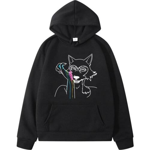 Hot Sale Trend Style Couple Hoodie Beastars Wolf Printed Popular Clothing Classic Casual Cotton Tops Unsiex High Quality Clothes