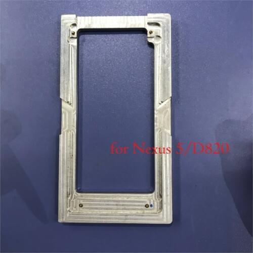 Metal mold LCD Outer Glass Lens Display Screen Glue OCA Alignment Mould Mold For LG google Nexus 5 D820