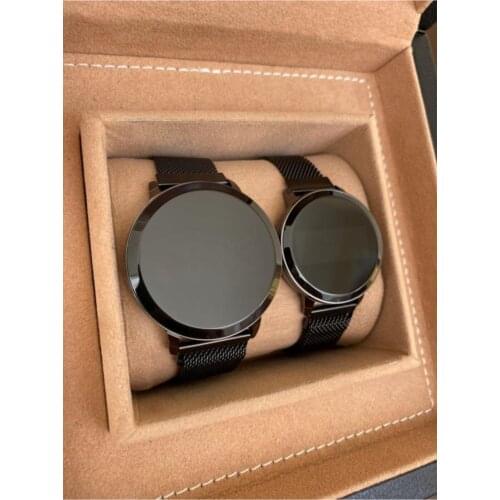 Black Couple Watches Men and Women Set - Elegant