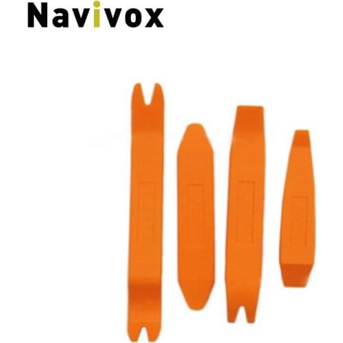 Navivox 4pcs Auto Car Radio Door Clip Panel Trim Dash Audio Removal Installer Pry Tool