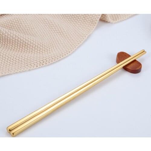 Portable Flatware 304 Stainless Steel Chopsticks Gift Set Wedding