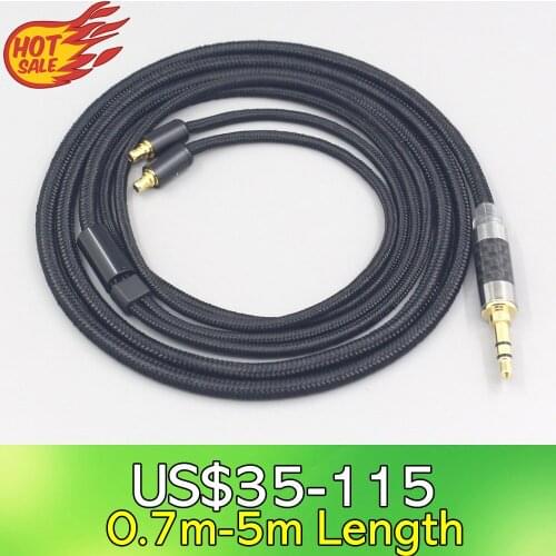 2.5mm 4.4mm 3.5mm Super Soft Headphone Nylon OFC Cable For Sennheiser IE400 IE500 Pro Earphone LN007510