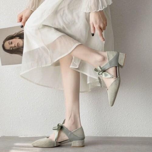 Square High Heels Shoes Woman Pumps PU Leather Butterfly-Knot Heeled Female Ladies Elegant Wedding Women Shoes