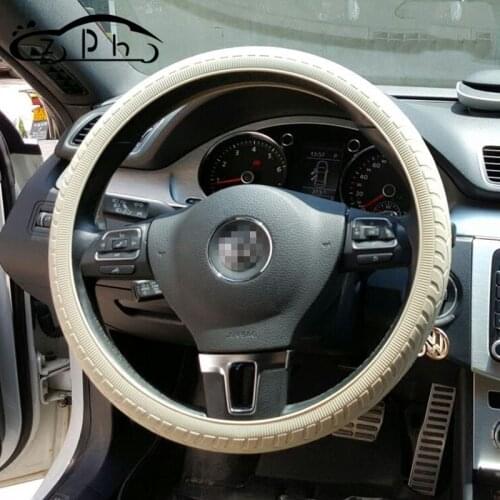 Universal Silicone Truck Steering Wheel Case Cover for BMW Nissan Mazda Toyota Honda KIA Hyundai VW Subaru Pink Car Accessories