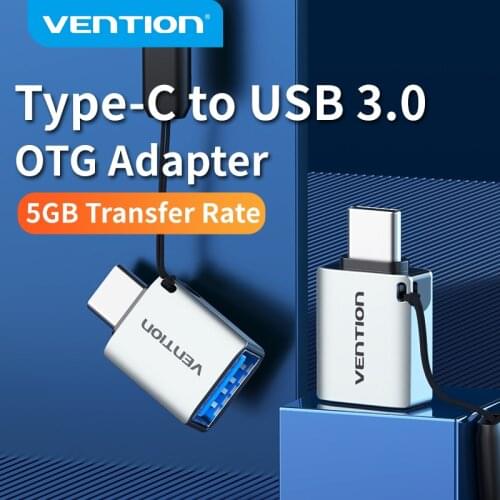 Vention USB C Adapter Type C Male to USB 3.0 Female OTG Converter for Macbook pro Air Huawei Mate 30 Samsung S10 S9 USB 3.0 OTG