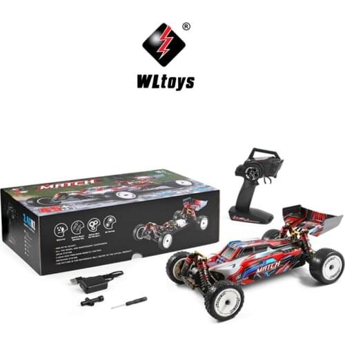 WLtoys 104001 1/10 4WD 2.4G Drift Racing RC Remote Control Crawler Car Battery 550 Motor Outdoor Toys For Boys Gift TH19374-SMT6