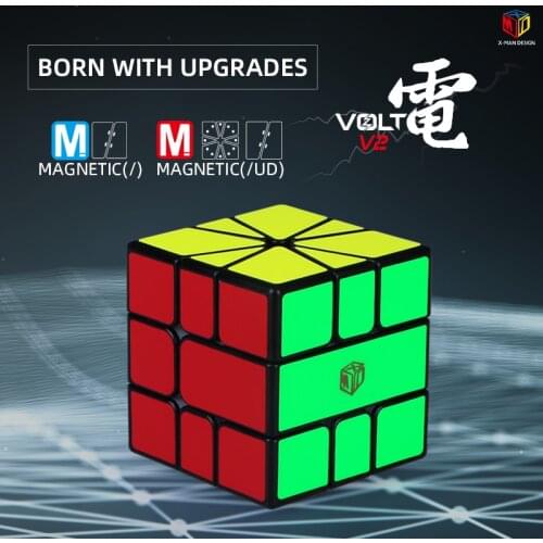 XMD SQ1 V2 QiYi Mofangge volt SQ-1V2 Magic Puzzle X-Man Design Qifa Square 1 Learning Educational Kids Toys Game