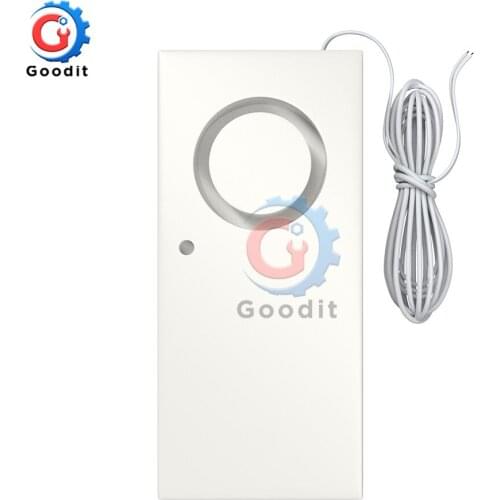 1PCS Water Leak Alarm Flood Level Overflow Detector Sensor Alert Home Security 1.2m Cable plastic