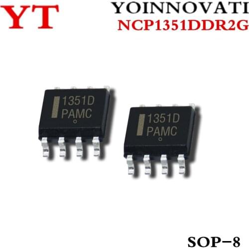 10pcs/lots NCP1351DDR2G NCP1351D CTRLR PWM PROG CM OTP 8SOIC 1351 NCP1351 SOP8 IC Best quality