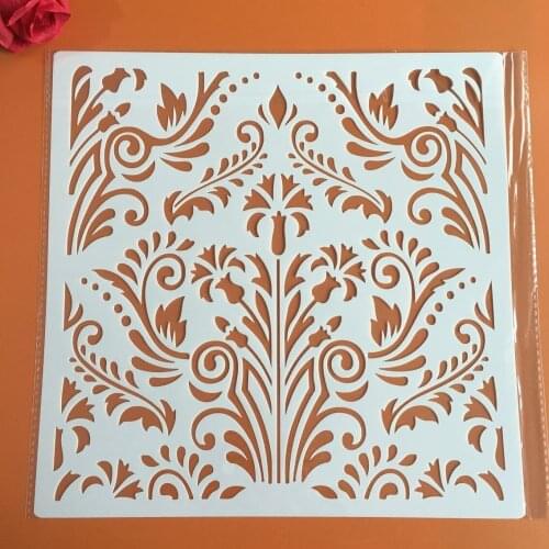 30 * 30 cm DIY large round flower mandala diy stencil painting scrapbook coloring engraving album decoration template stencil