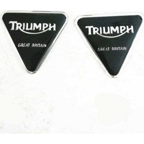 3D Motorcycle Decal Screw Patch Sticker Case for Triumph Tiger 800 Daytona 675 675R Aluminum Epoxy EPD Black sticker