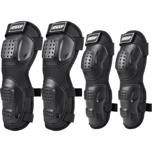 4pcs Motorcycle knee & elbow protective pads Motocross ATV UTV skating knee protectors riding protective Gears pads protection