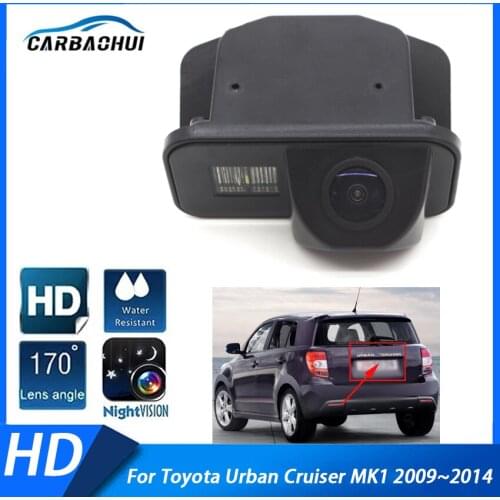 Car Backup Camera Rear View Reverse Camera CCD Full HD Night Vision For Toyota Urban Cruiser MK1 2009 2010 2011 2012 2013 2014