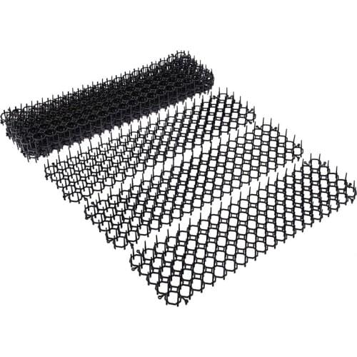 BMBY-10Pcs Cat Scat Spike Mats - Anti Digging Flexible Pet Safe Deterrent Spike Pad for Outdoor Garden 49cmX13cm