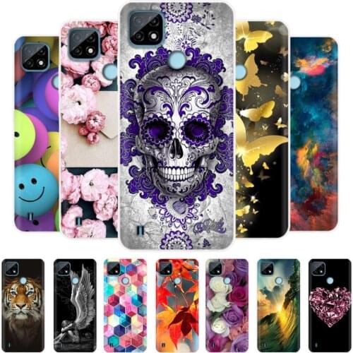 Case For Realme C21 Case Soft Silicone TPU Back cover For OPPO Realme C21 Coque Capa Funda RealmeC21 C 21 6.5" Skin shockproof