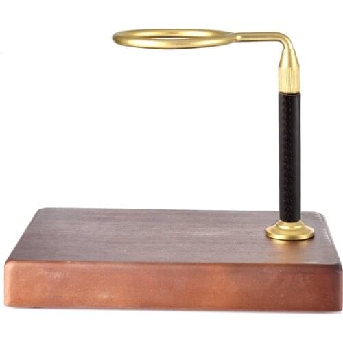 Hand Drip Coffee Filter Holder Rack Adjustable Walnut Wood Pour Over Coffee Dripper Stand Coffee Pot Metal Filter Frame Holder