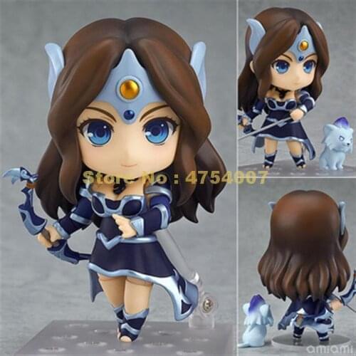 Game dota 2 slark tiny doom mirana cute 614# face changeable action figures collection model q version 10cm Toy