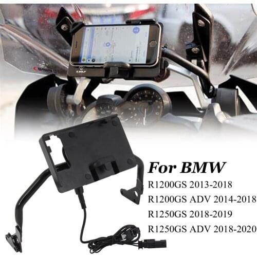 Motorcycle Mobile Phone Navigation Mount Bracket Support For BMW R1200GS R1250GS 12MM R 1200 GS LC ADV GS R 1250 GS Adventure