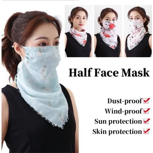 Fashion Print Face Mask Scarf Mascarilla Outdoor Ski Windproof Seamless Face Cover Sports Scarf Neck Hiking Scarves Tube Mask