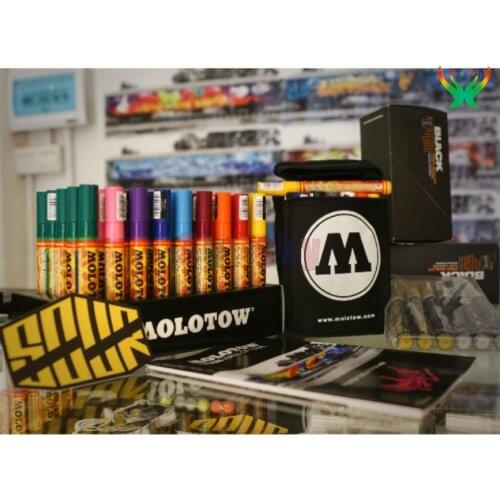 Molotow 227(1/2mm) Acrylic marker model graffiti picture book illustration special hand-painted brush office art supplies