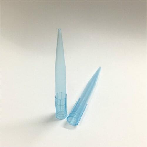 Pipette Tip 1000 ul Universal Tip For Dispenser 1 mL Single Use Blue Tip 7.1*80 mm Pipettor Accessories Plastic Tips 500 / PK