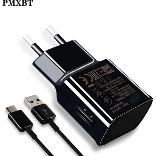 For Samsung S10 S9 S8 Plus Wall Fast charger Type C Cable For Huawei 20 Xiaomi Redmi Android Phone Fast Charging Travel Adapter