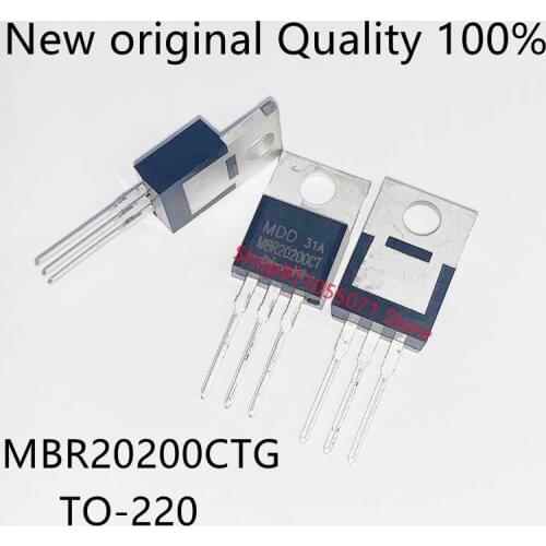 10PCS/LOT MBR20200CTG TO-220 20A 200V New spot hot sale