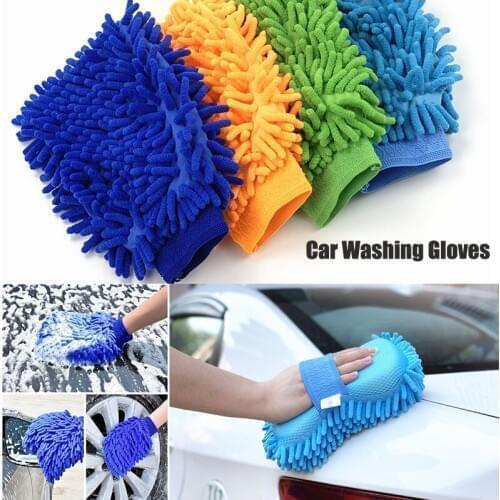 1pc Car Wash Gloves For Toyota Camry Corolla RAV4 Yaris Highlander Land Cruiser PRADO Vios Vitz Reiz succeed Aqua Salvage