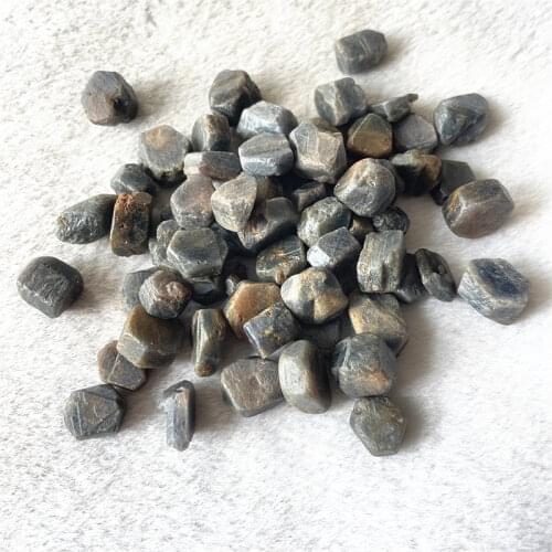 Real Rare 3-9MM Natural Unheated blue Sapphire Corundum Facet Rough Specimen Mnerals Healing Aquarium Gravel Fish Tank stones
