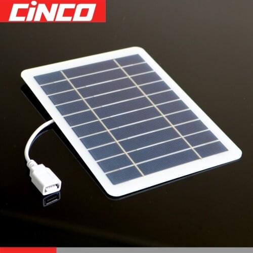 USB Micro Female Male Output 1500 1000 800 400 mA Solar Panel 5V Outdoor Sun Power Solar Cells Charger Devices Portable LED