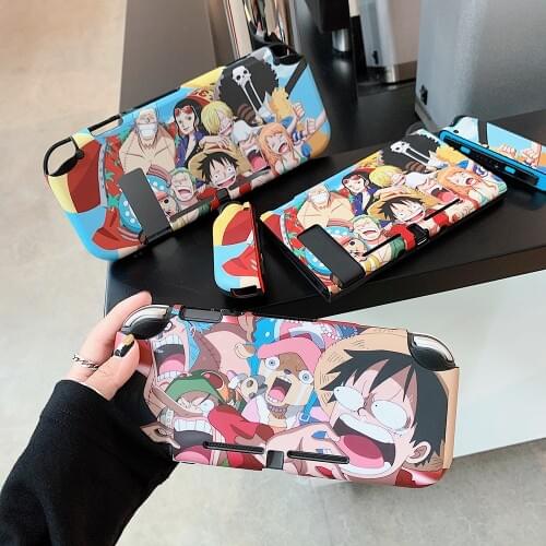 One Piece Anime Straw Hat Boys Pirates Luffy Gamepad Soft Protective Case For Nintendo Switch Lite Cover