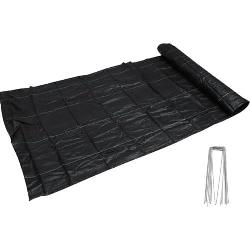 10m Anti Grass Cloth Weeding Prevention Sheet Garden Weed Barrier Fabric Cover Film Frost Protection Keep Warm Weed Control