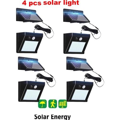 30 LED Solar Lights Power Solar Motion Sensor Outdoor Light,Solar Powered Wireless Waterproof Exterior Security Wall Light Desig